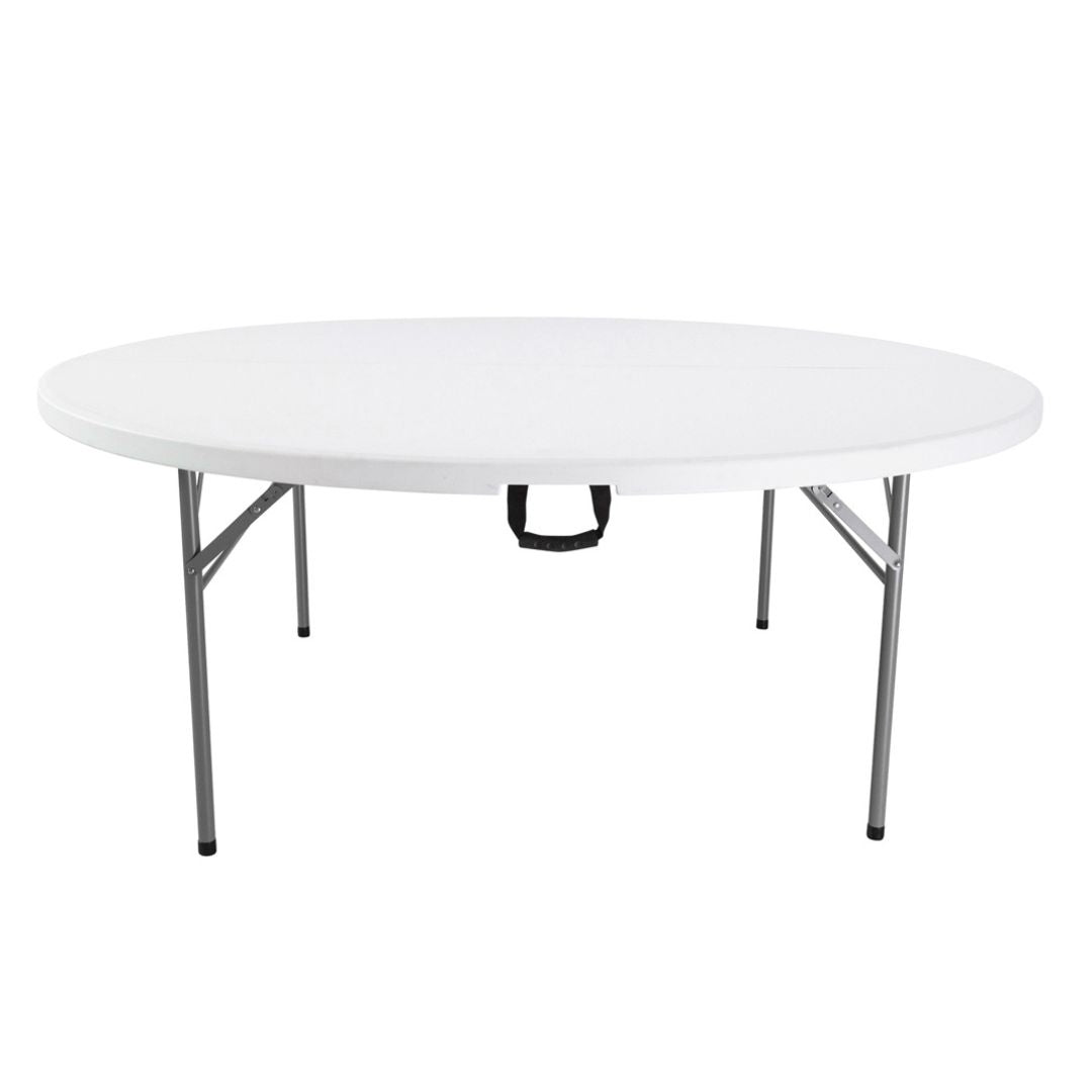 Tavolo Catering Rotondo Pieghevole Ø180 cm in Polietilene