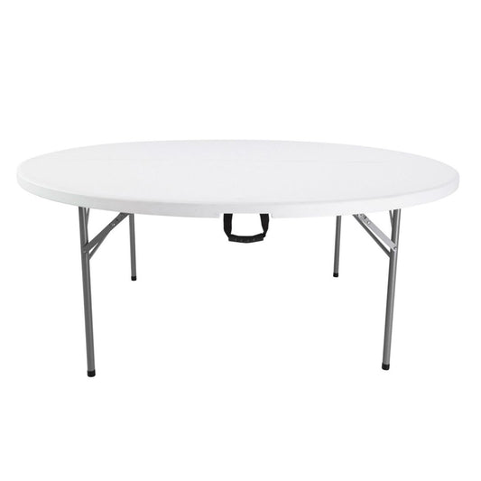 Tavolo Catering Rotondo Pieghevole Ø180 cm in Polietilene