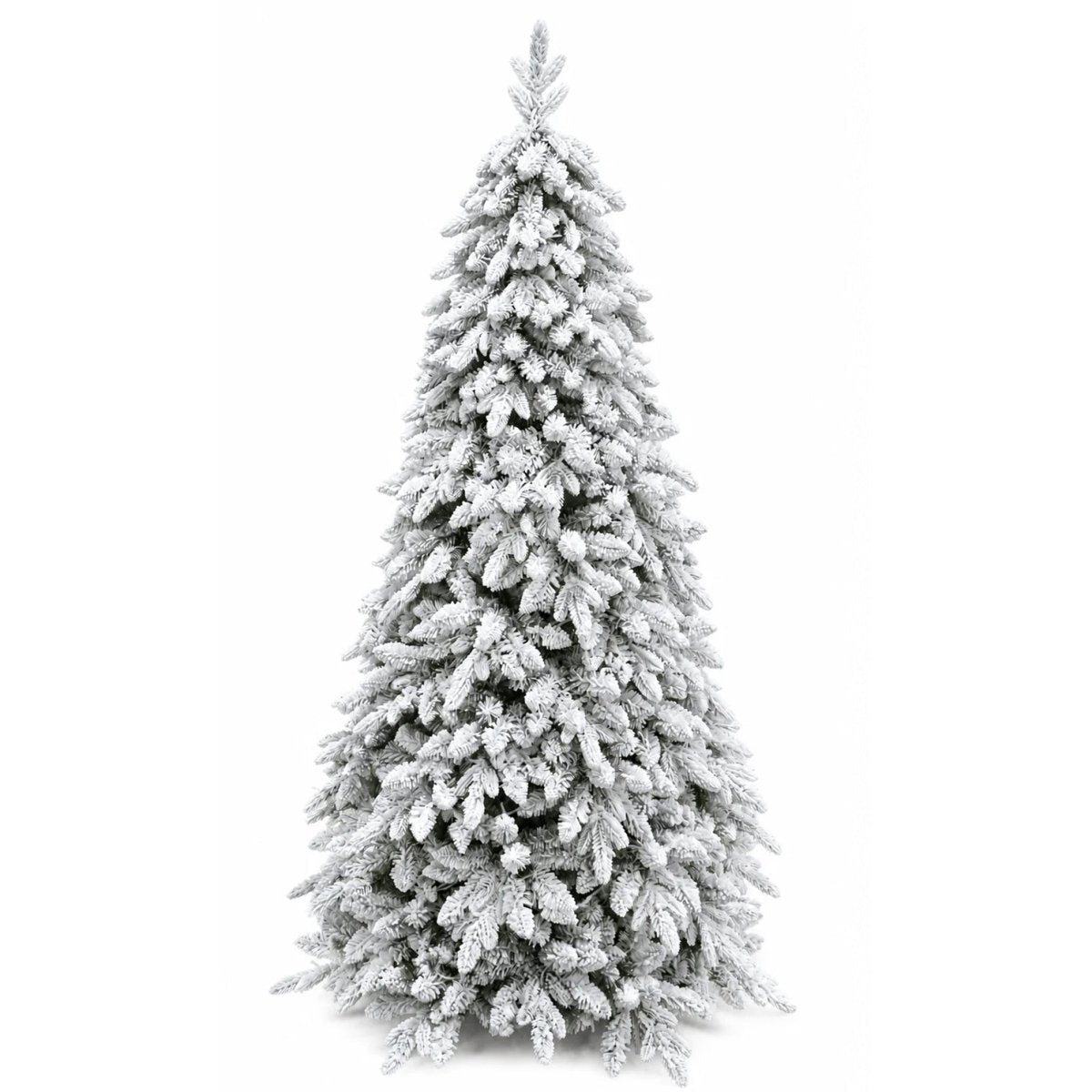 Albero di Natale Misurina innevato con rami abbassati